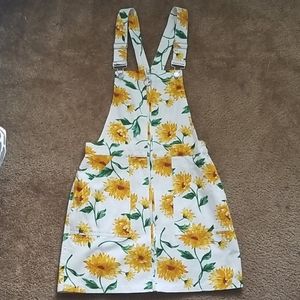 Sunflower Overall Dress